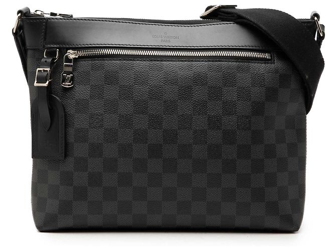 Louis Vuitton Black Damier Graphite Mick PM Negro