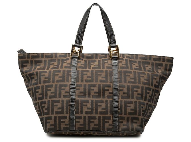 Fendi Brown Zucca Canvas Tote