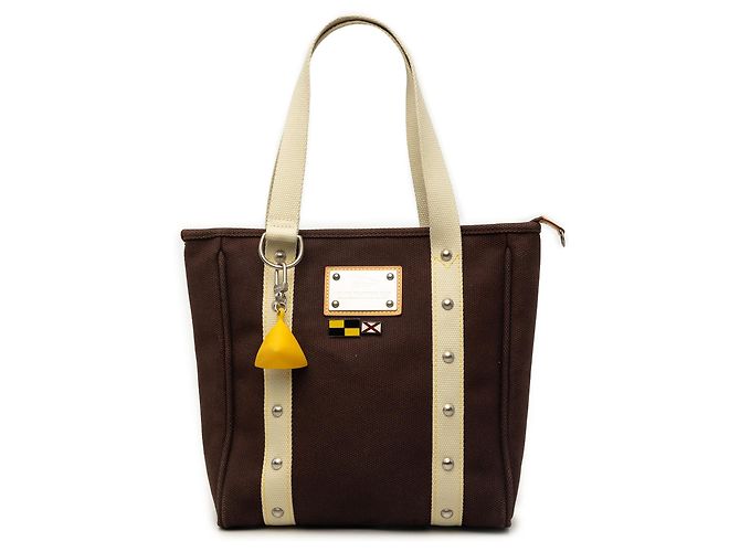 Louis Vuitton Brown Antigua Cabas MM Marrom Castanho escuro