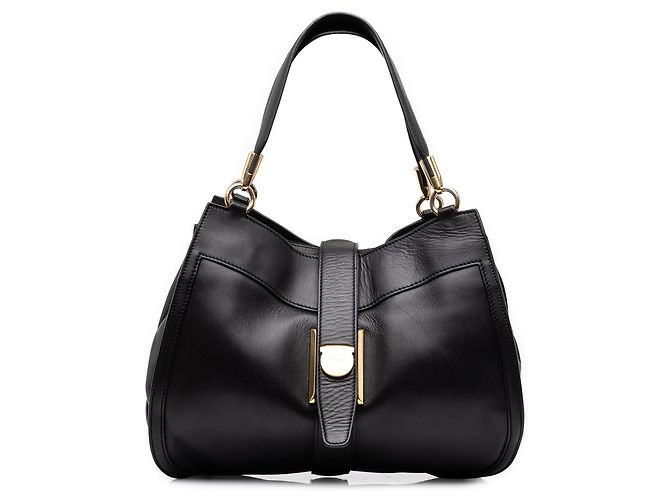 Salvatore Ferragamo Borsa Hobo Enny Ferragamo in pelle nera Nero