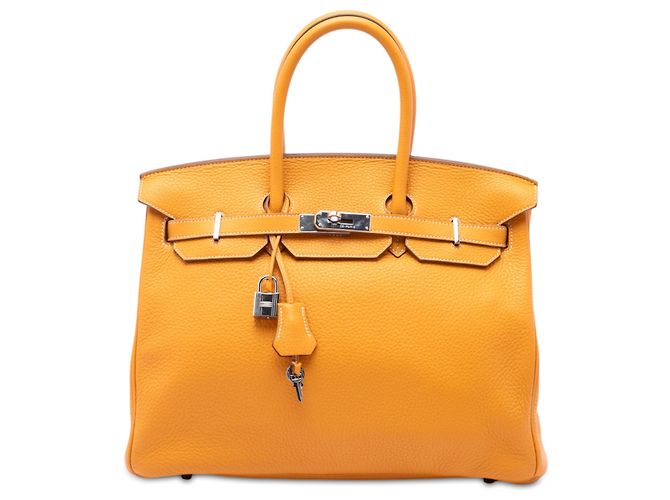 Hermès Yellow Epsom Candy Birkin Retourne 35 Jaune Moutarde