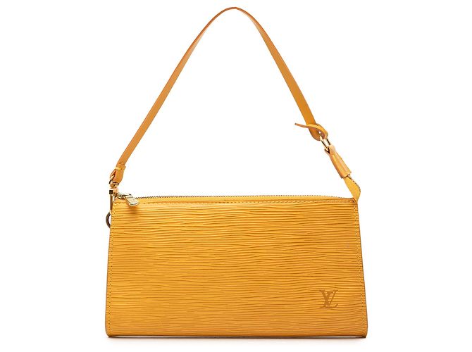 Louis Vuitton Yellow Epi Pochette Accessoires Jaune