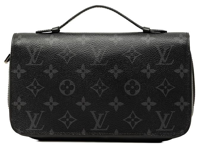 Cartera Zippy XL Louis Vuitton Monogram Eclipse Negra Negro
