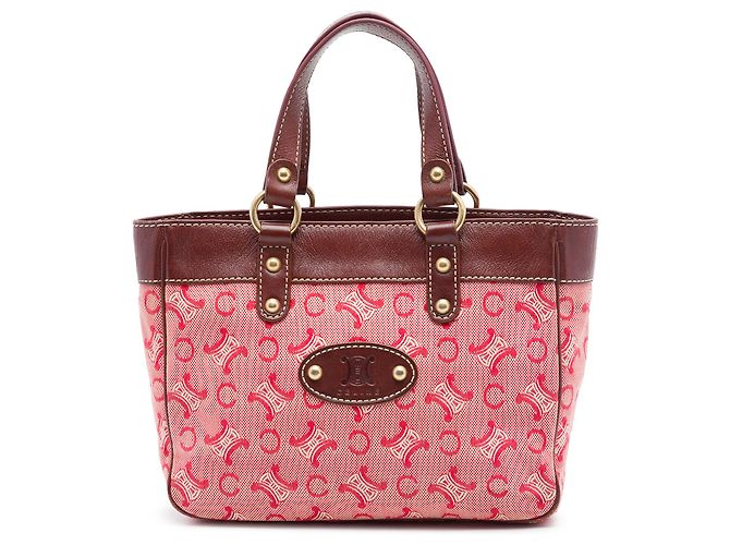 Céline Borsa Celine Red C Macadam Canvas Rosso