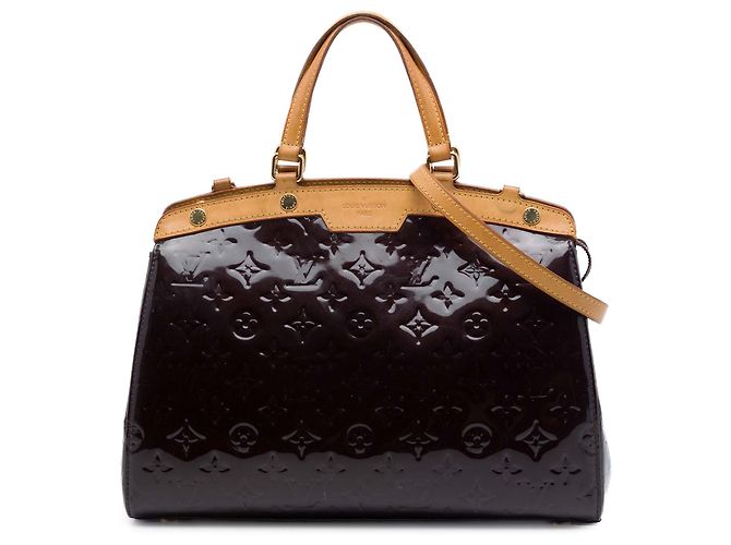 Louis Vuitton Purple Monogram Vernis Brea PM Violet
