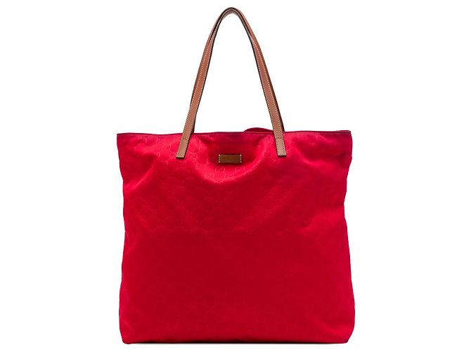 Gucci GG Nylon Tote in Rot