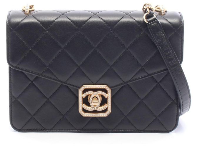 Borsa a tracolla Chanel Matelassé Nero