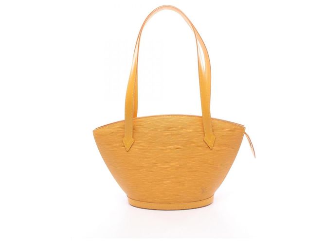 Borsa a tracolla lunga Louis Vuitton Saint Jacques Giallo