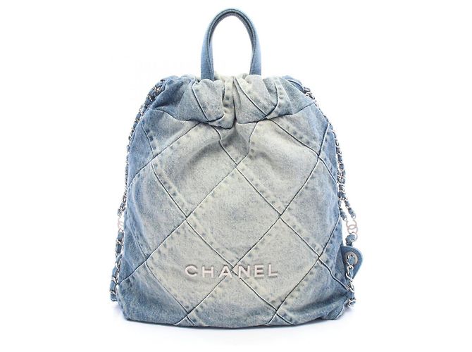 Sac à dos Chanel CHANEL 22 Bleu