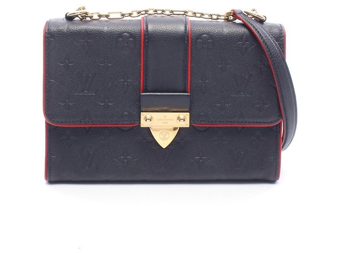Louis Vuitton Saint-Sulpice PM Schultertasche Rot Marineblau