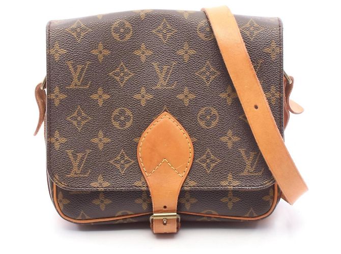Bolsa de Ombro Louis Vuitton Cartouchiere MM Marrom
