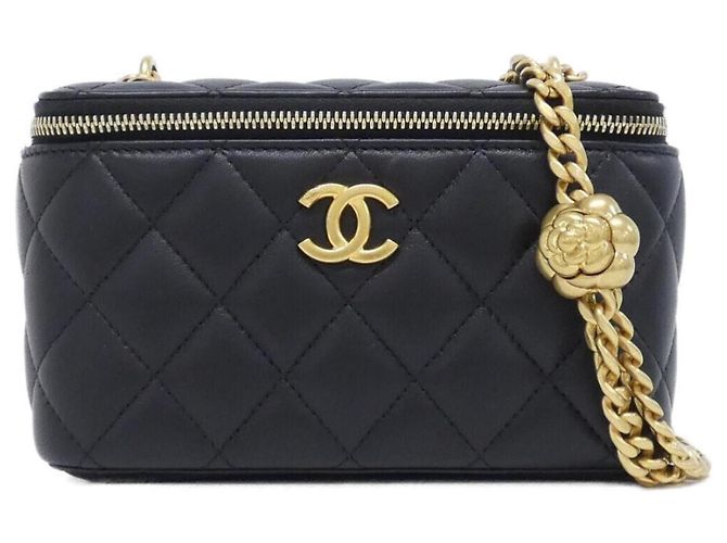 Bolsa de Ombro Chanel AP3301 Preto
