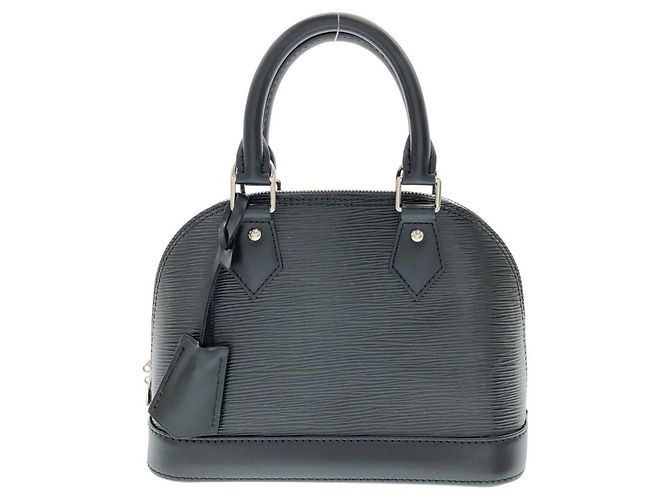 Louis Vuitton Epi Alma BB Handbag Black