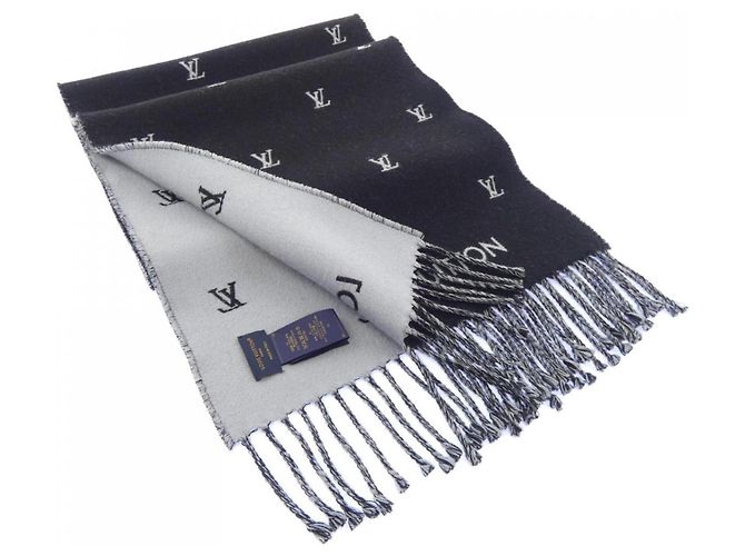 Sciarpa Louis Vuitton LV Blazon Nero