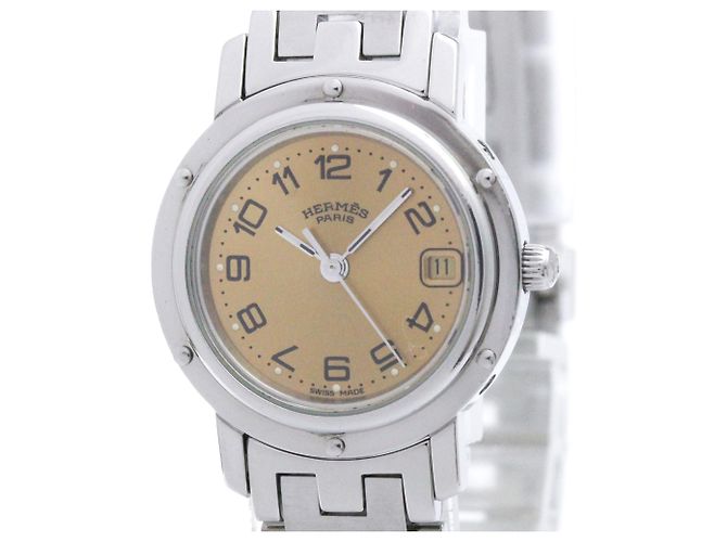 Hermès Reloj de mujer Hermes Clipper en acero inoxidable quartz