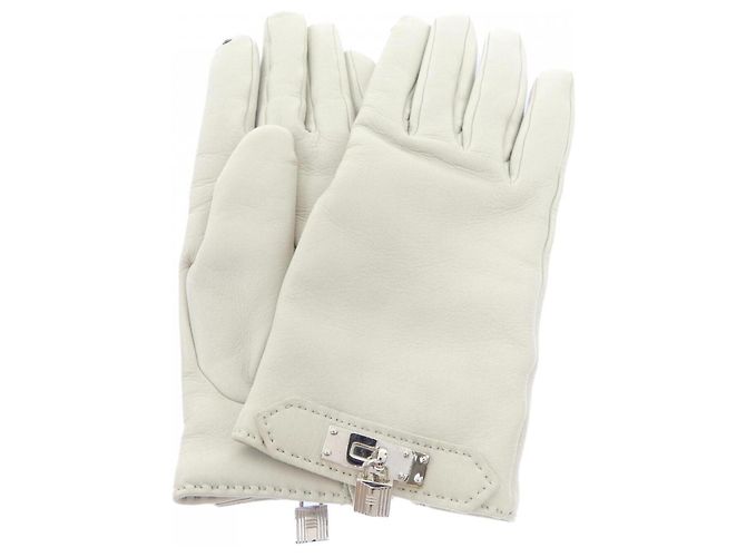 Hermès Guantes Hermes Beige Warm