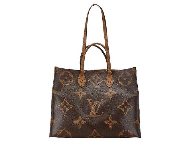 Saco Tote Louis Vuitton On the Go GM Marrom