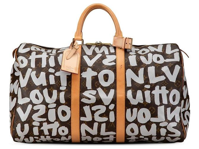 Louis Vuitton Monogram Graffiti Keepall 50 Multicolor