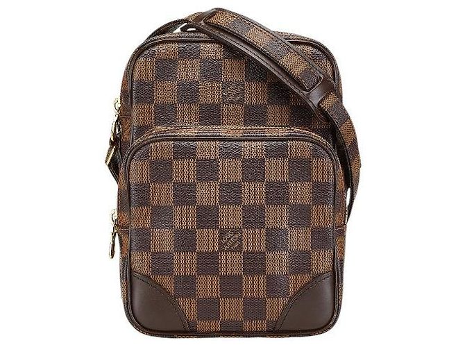 Bolsa Tiracolo Louis Vuitton Damier Amazon Marrom