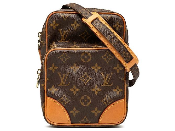 Sac bandoulière Louis Vuitton Monogram Amazon Marron