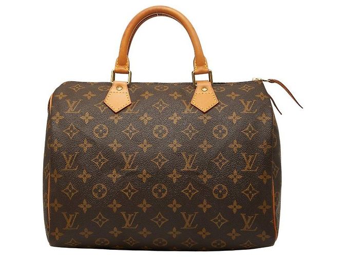 Sac à main Louis Vuitton Speedy 30 Monogram Marron
