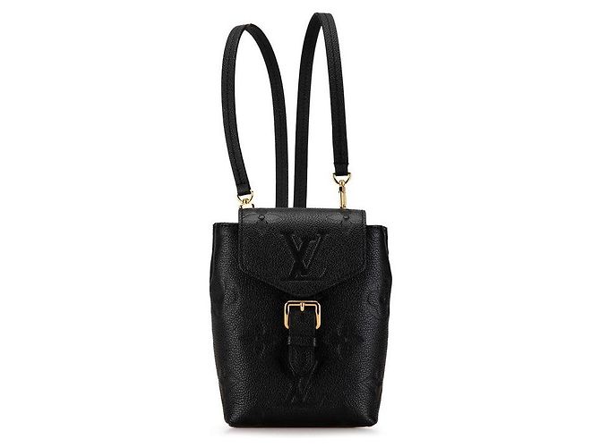 Petit sac à dos Louis Vuitton Monogram Empreinte Tiny Backpack Noir