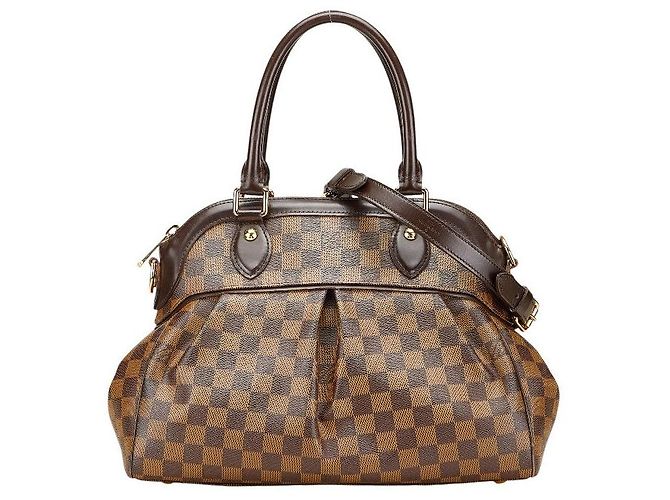 Sac à main Louis Vuitton Trevi PM Damier Marron