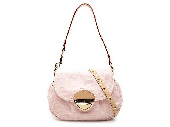 Borsa a tracolla Louis Vuitton Monogram Denim Sunset Rosa