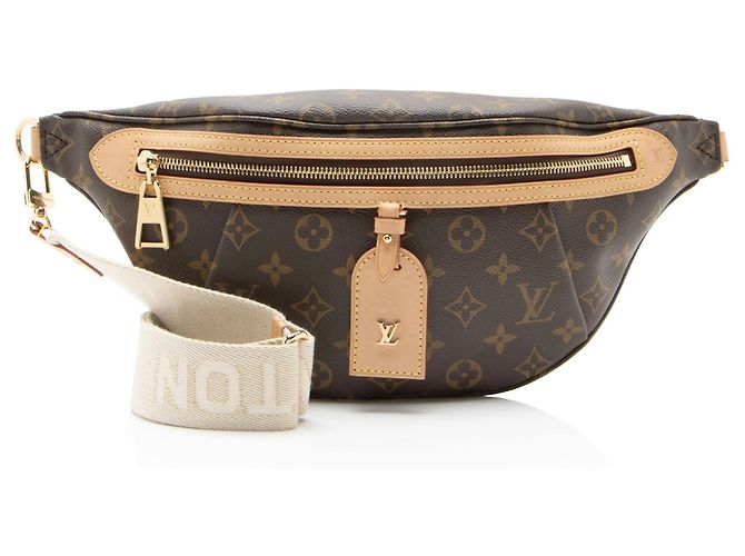 Bumbag Sac banane taille haute Louis Vuitton Monogram Canvas Marron
