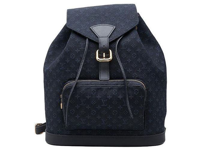Louis Vuitton Monogram Mini Monsuri GM Backpack Blue