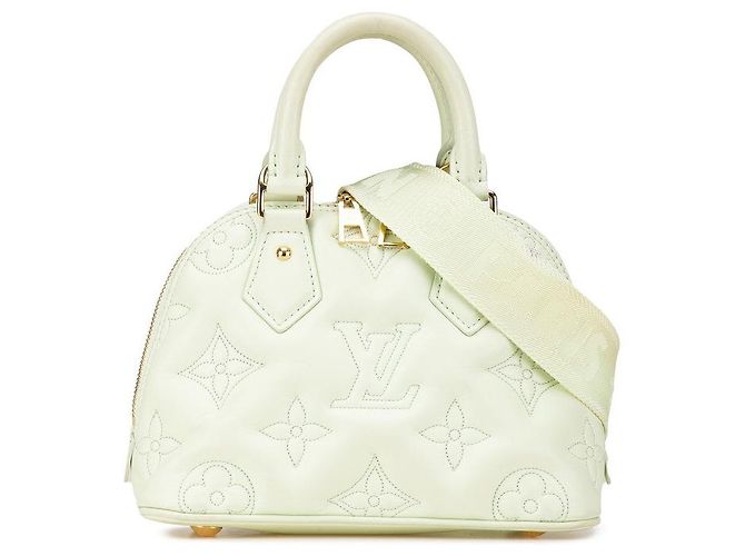 Louis Vuitton Alma Soft BB Mahina Handtasche Grün