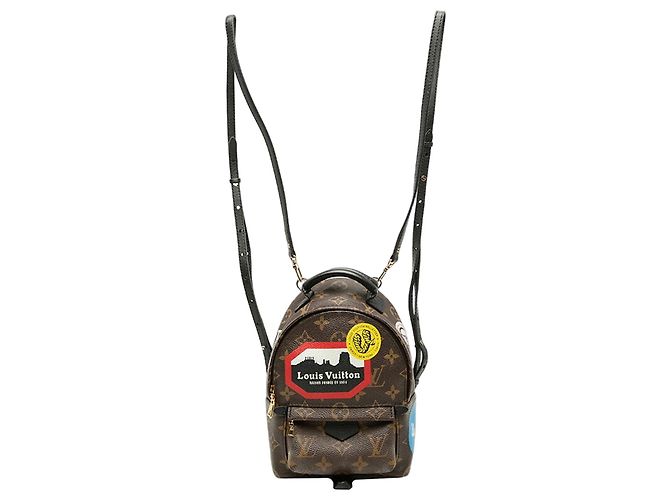 Mochila Louis Vuitton Palm Springs Mini Marrom