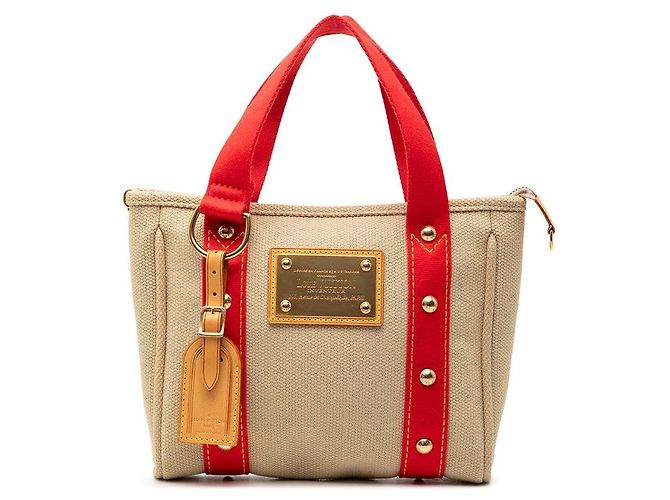 Louis Vuitton Cabas PM Tote Bag M40038 Brown Beige