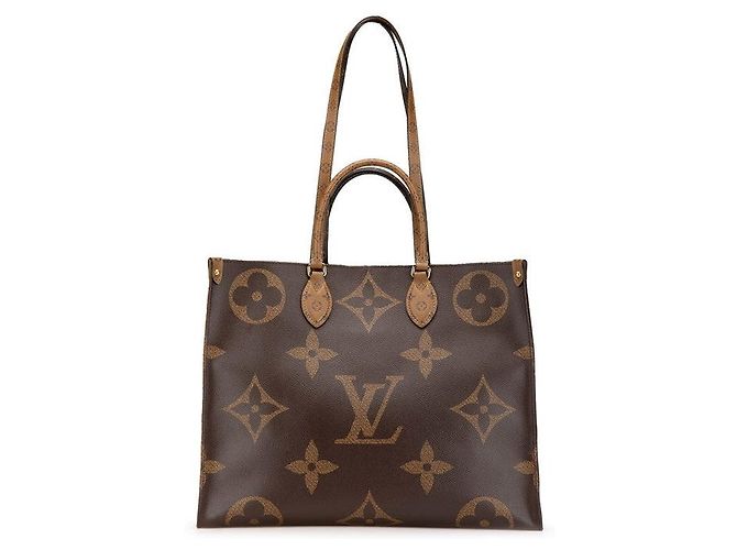 Borsa Tote Louis Vuitton OnTheGo GM Marrone