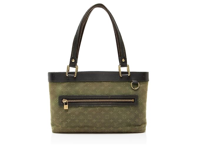 Sac Cabas Louis Vuitton Vintage Monogram Mini Lin Lucille PM Vert