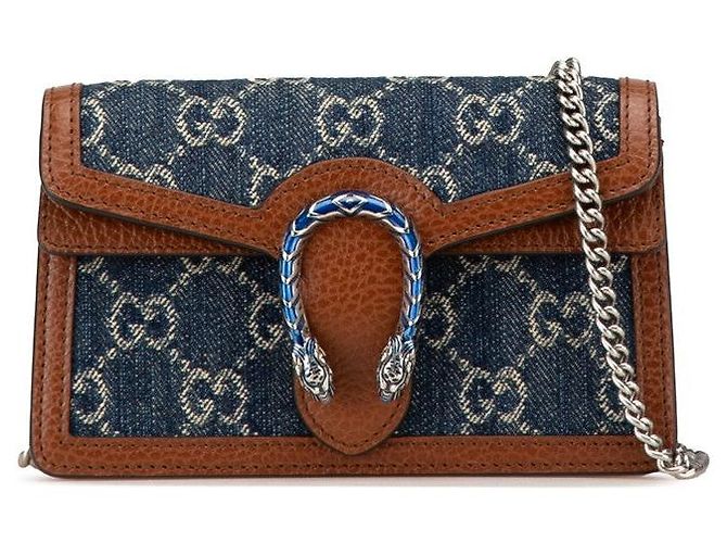 Bolsa Gucci Dionysus Super Mini Bag Azul