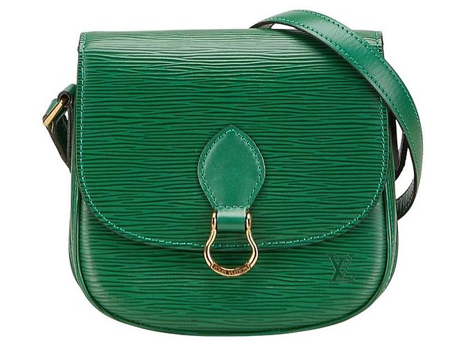 Borsa a tracolla Louis Vuitton Epi Mini Sancleu Verde