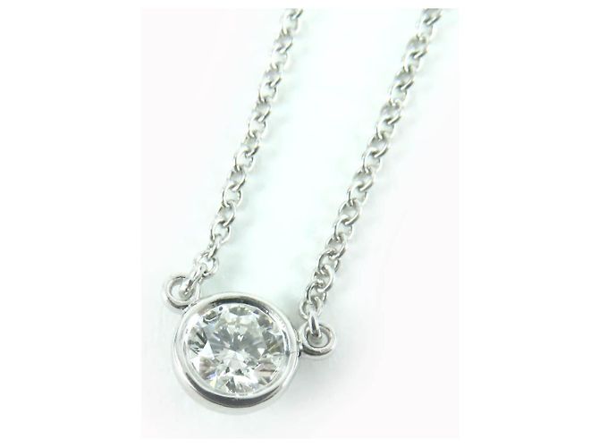 Tiffany & Co Collar TIFFANY&Co. By the yard PT950 Plata