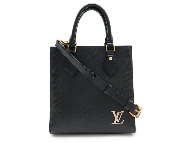 Louis Vuitton Sac Plat BB Epi 2way bag Marron Noir Rose