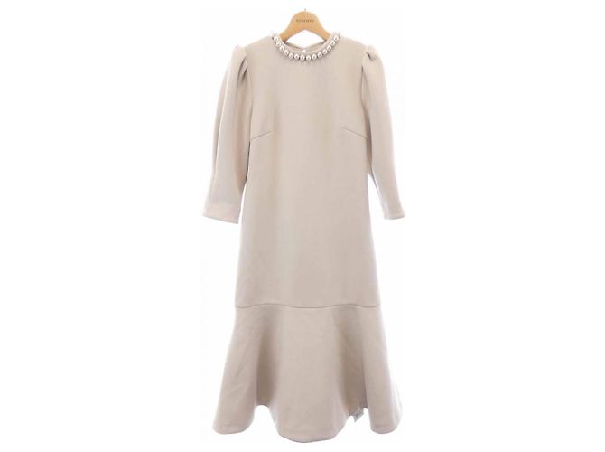 Autre Marque Vestido JUSGLITTY Beige