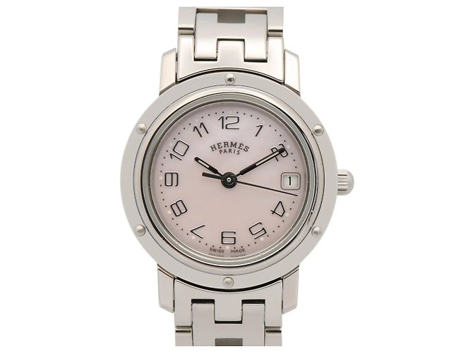 Hermès Hermes Clipper Nacre Damenarmbanduhr