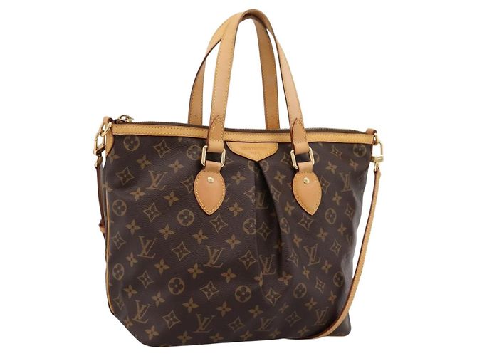 Borsa Tote LOUIS VUITTON Monogram Palermo PM M40145 LV Auth ep15829A Monogramma