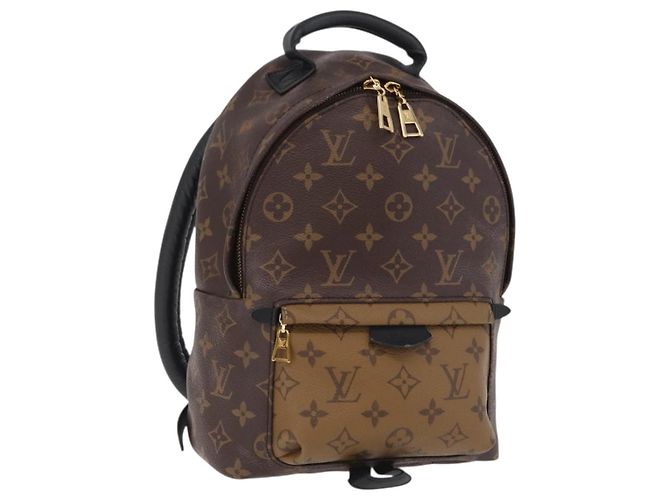 LOUIS VUITTON Monogram Reverse Palm Springs PM Rucksack M43116 LV Auth ka6320V Monogramm