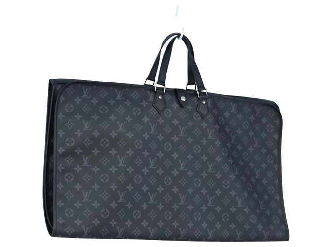 LOUIS VUITTON Monogram Eclipse Porto Abi 1 Garment Cover M43686 Auth gh2411SAV