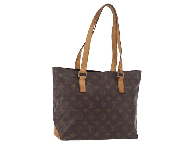 LOUIS VUITTON Monogram Cabas Piano Tote Bag M51148 LV Auth ep15844 Monograma