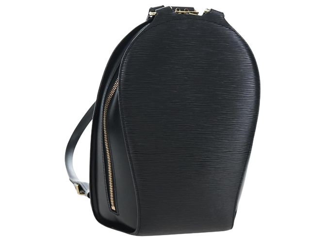 LOUIS VUITTON Epi Mabillon Rucksack Black M52232 LV Auth 206007A Schwarz