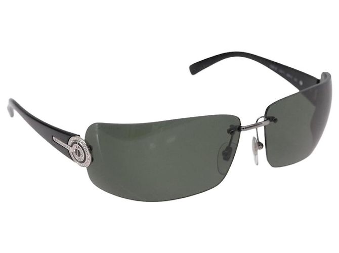 Bulgari Gafas de sol BVLGARI metal Silver Auth 206148V Plata