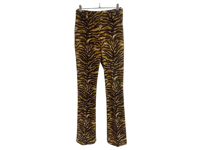 Calças Acne Studios estampadas T.34 Marrom