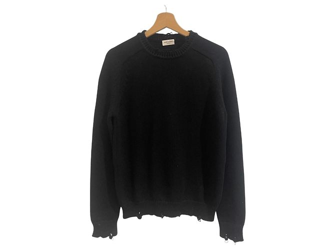 Autre Marque Pull Saint Laurent noir T.S