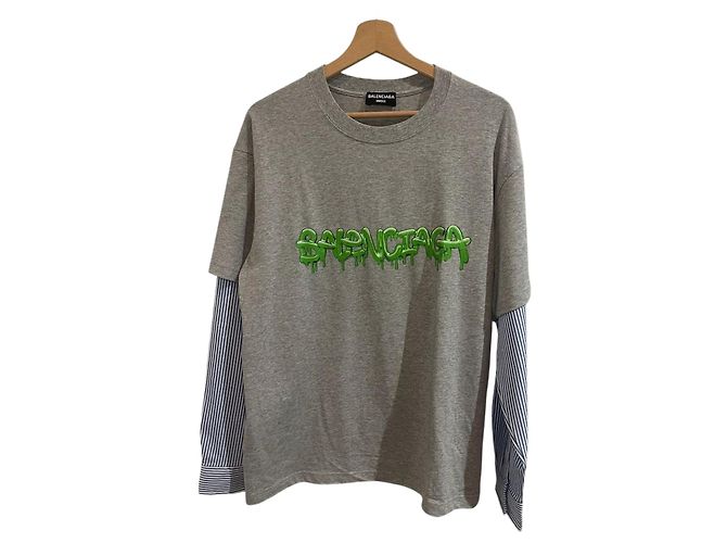 Camiseta Balenciaga gris T.XS